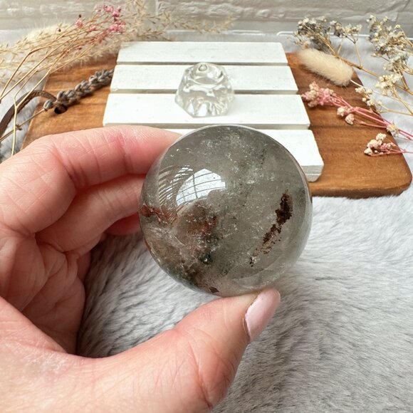 Small Garden Quartz Sphere - Picture 4 of 8
